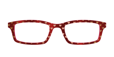 The Simple Foil Hearts Shimmer - Front Top Thumbnail - Pair Eyewear