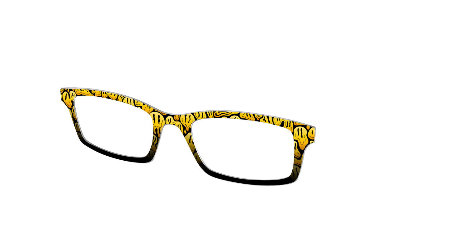 The Smiley Stickers - Angle Top Image - Pair Eyewear