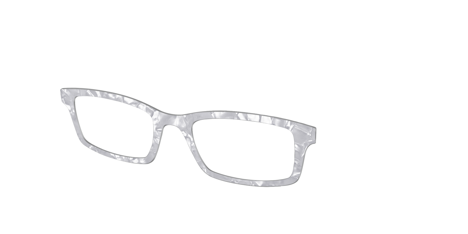 The Smoky Quartz Pearl Marble - Angle Top Image - Pair Eyewear