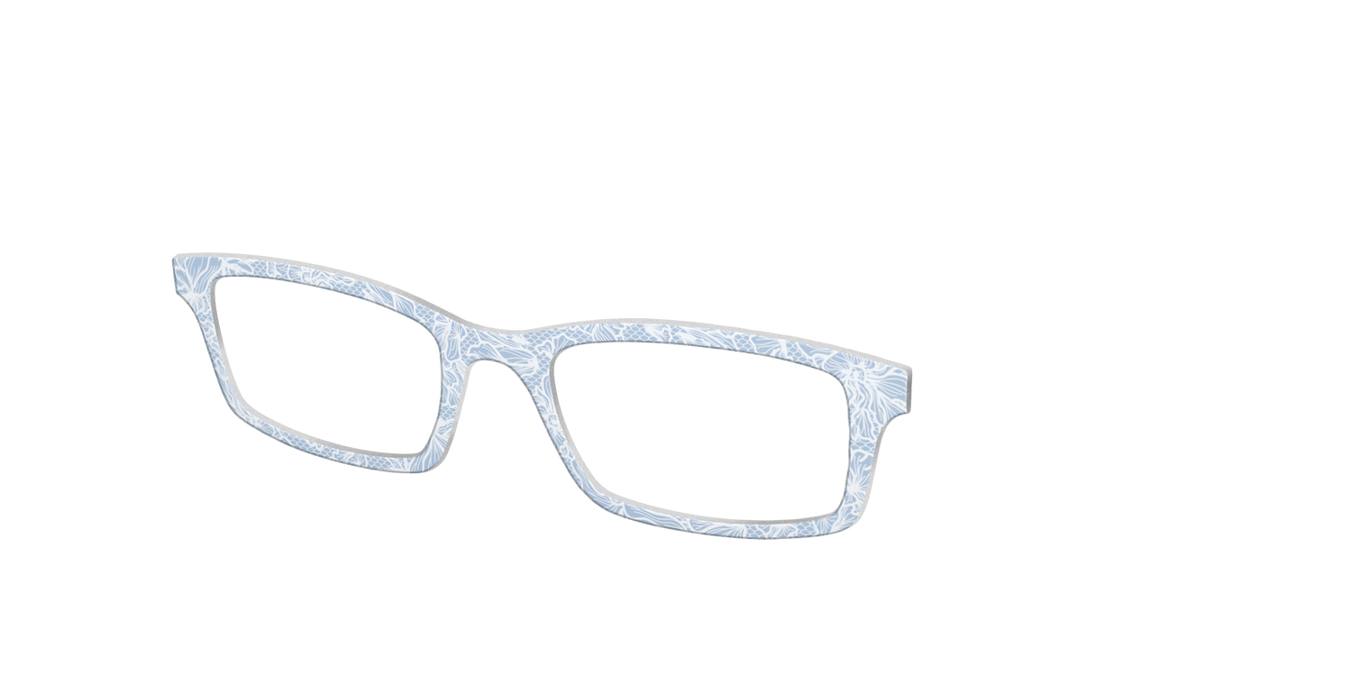 The Something Blue Floral Lace - Angle Top Image - Pair Eyewear
