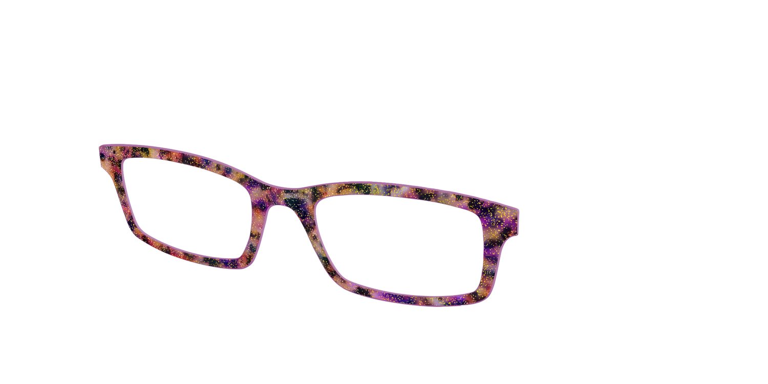 The Spooktacular Tortoise with Glitter - Angle Top Image - Pair Eyewear