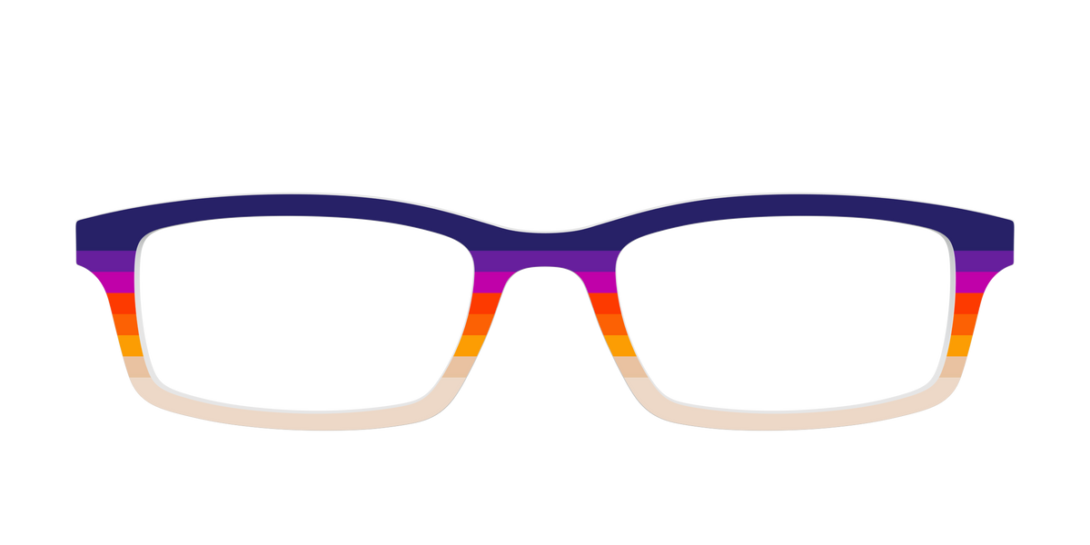 The Summit Stripes - Front Top Image - Pair Eyewear