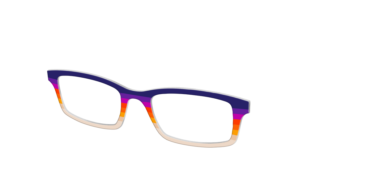 The Summit Stripes - Angle Top Image - Pair Eyewear