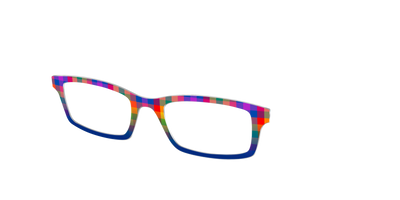 The Technicolor Gingham - Angle Top Thumbnail - Pair Eyewear