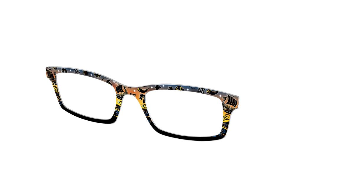 The Thunderous Waves After Dark - Angle Top Image - Pair Eyewear