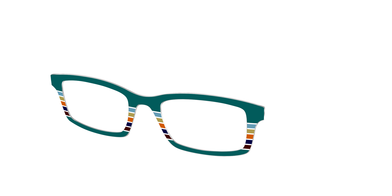 The Trailhead Stripes - Angle Top Image - Pair Eyewear