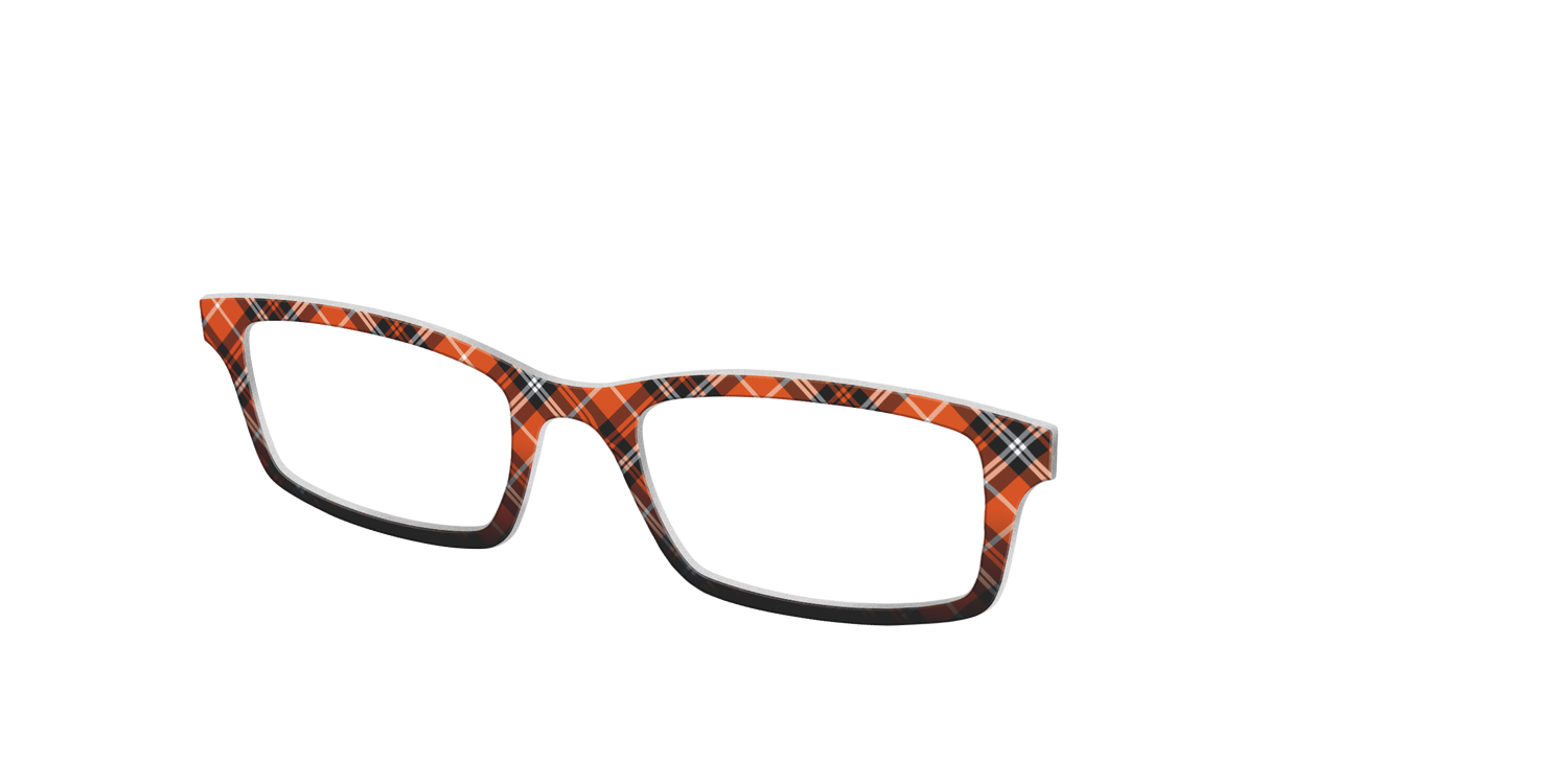 The Trick-or-Treat Plaid - Angle Top Image - Pair Eyewear
