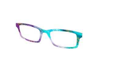 The Turquoise Crystal - Angle Top Thumbnail - Pair Eyewear