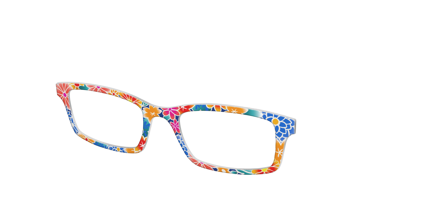 The Verona Floral - Angle Top Image - Pair Eyewear