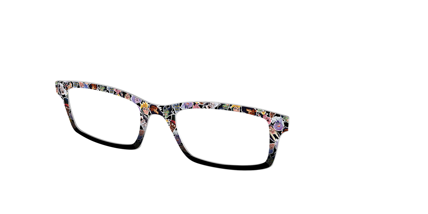 Villains Stickers - Angle Top Image - Pair Eyewear