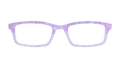 The Wavy Pearl Crystal Split - Front Top Thumbnail - Pair Eyewear
