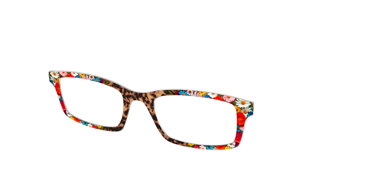 The Wildflower Tortoise - Angle Top Image - Pair Eyewear