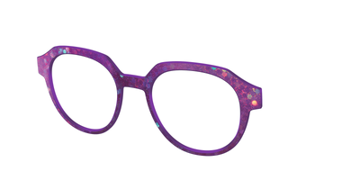 The Berry Jam Hexagons - Angle Top Thumbnail - Pair Eyewear