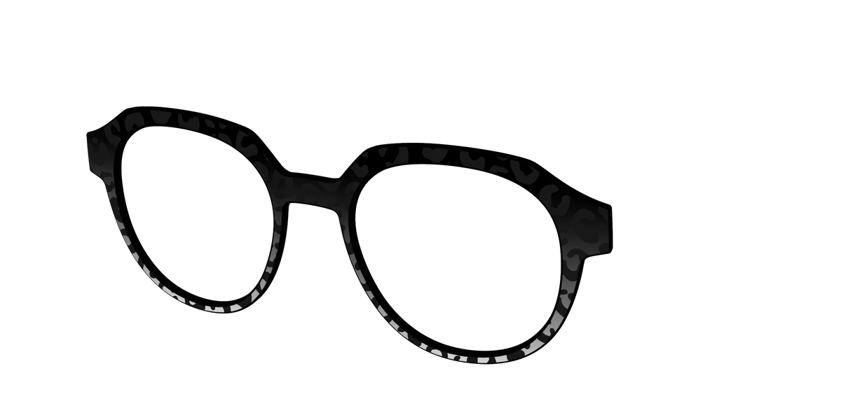 The Black Cheetah - Angle Top Image - Pair Eyewear
