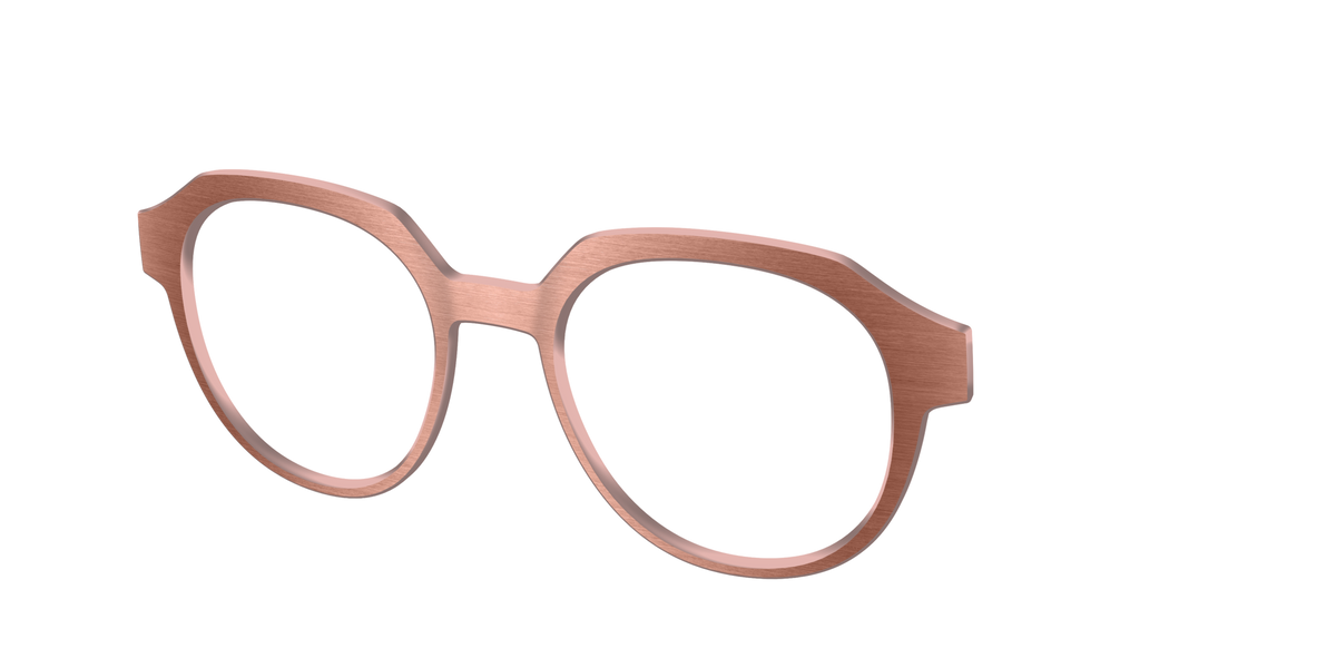 The Brushed Champagne - Angle Top Image - Pair Eyewear