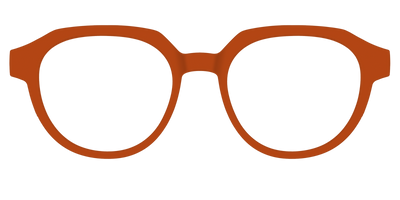 The Burnt Orange - Front Top Thumbnail - Pair Eyewear