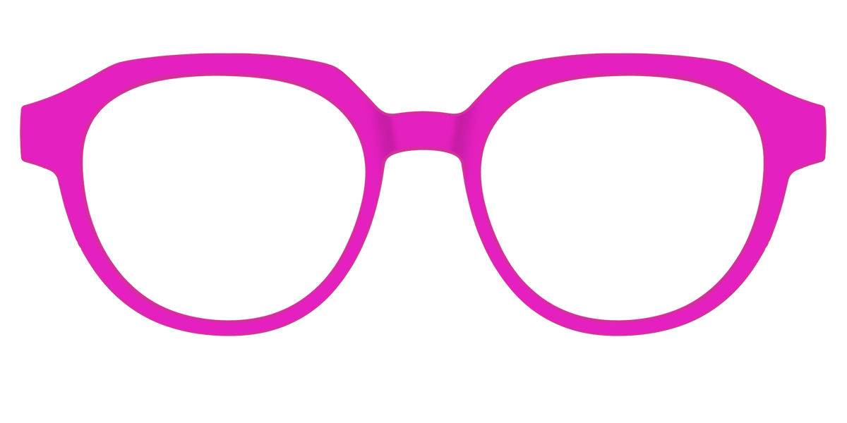 The Hot Pink - Front Top Image - Pair Eyewear