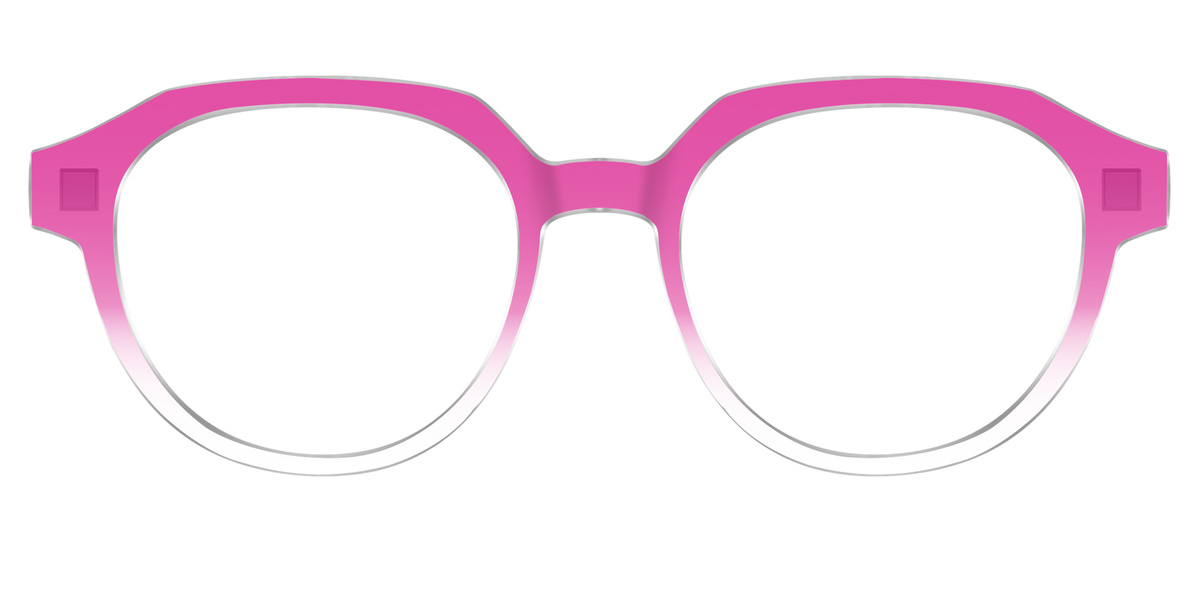 The Magenta Gradient Crystal - Front Top Image - Pair Eyewear