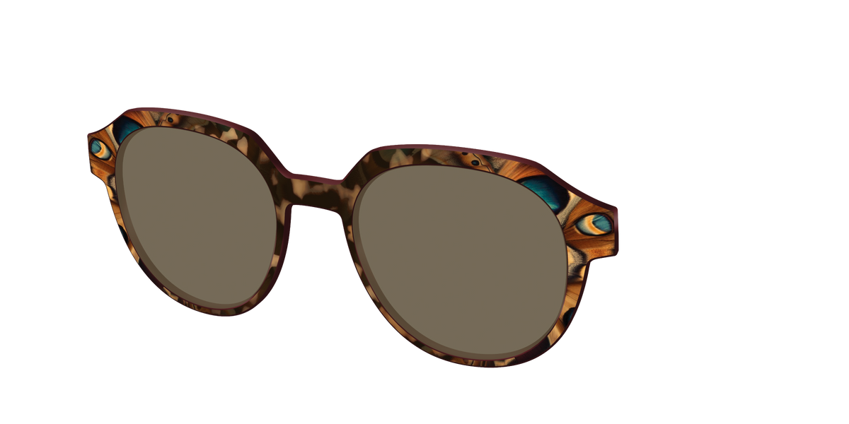 The Polarized Moth Wings Sun Top - Angle Top Image - Pair Eyewear