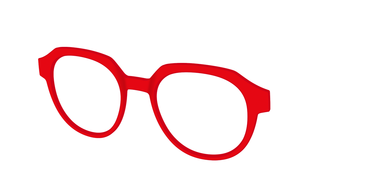 The Red - Angle Top Image - Pair Eyewear