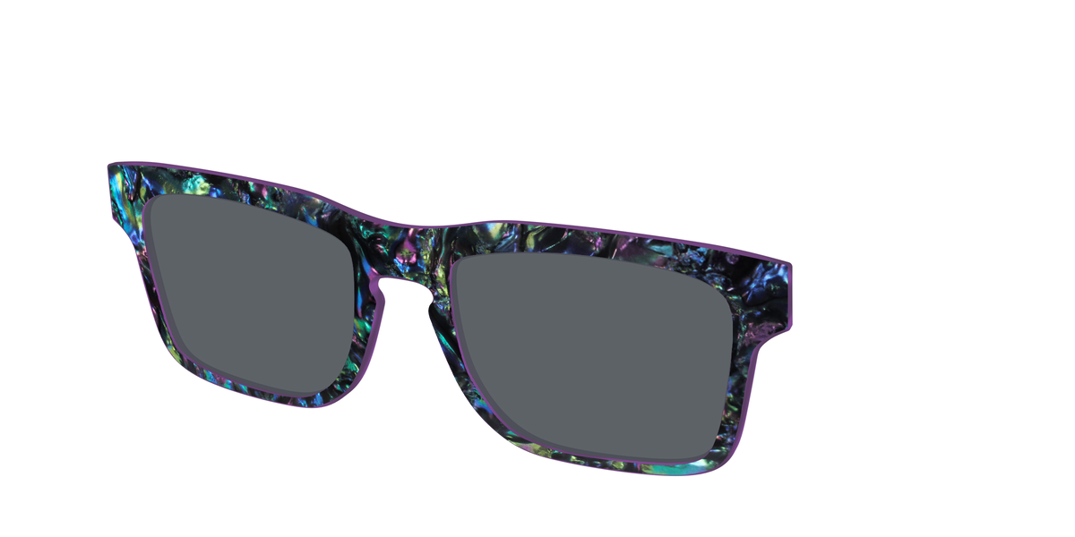 The Polarized Abalone Sun Top - Angle Top Image - Pair Eyewear