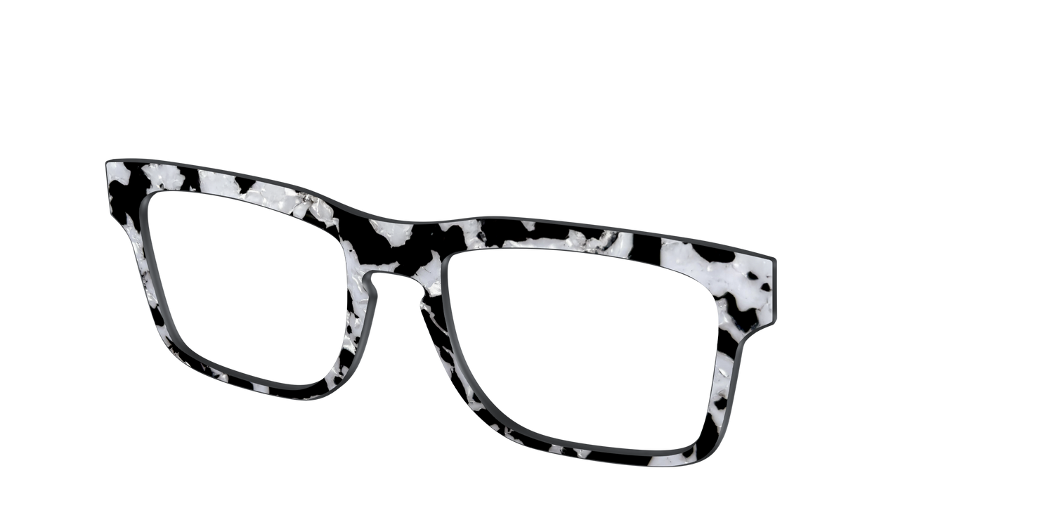 The Black & White Pearl Tortoise - Angle Top Image - Pair Eyewear