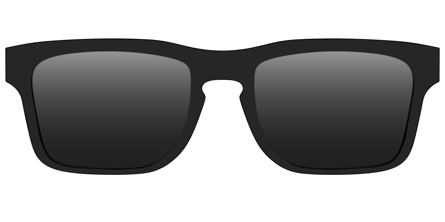 The Polarized Black Sun Top - Front Top Image - Pair Eyewear