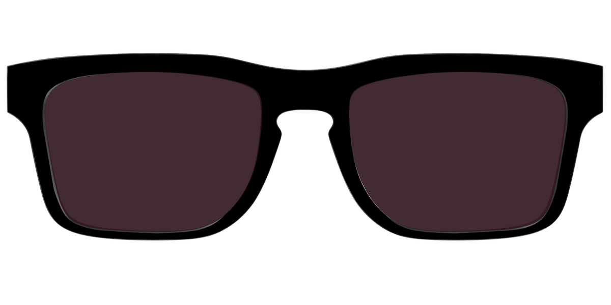 The Black with Water lens - Front Top Image - Pair Eyewear