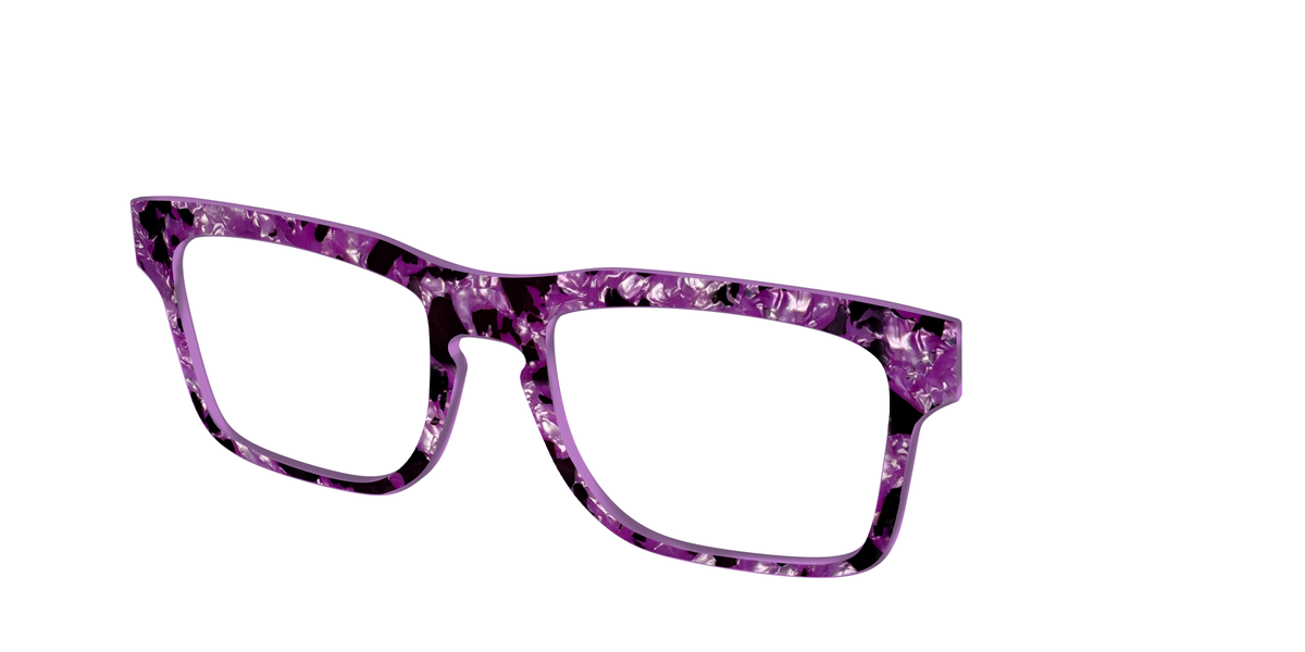 The Dark Orchid Pearl Tortoise - Angle Top Image - Pair Eyewear