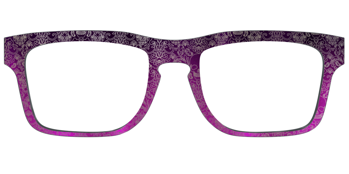 The Dark Romance Foil Damask - Front Top Image - Pair Eyewear