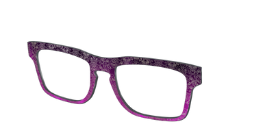 The Dark Romance Foil Damask - Angle Top Thumbnail - Pair Eyewear