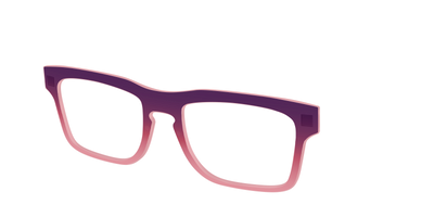 The Desert To Dusk Gradient Crystal - Angle Top Thumbnail - Pair Eyewear