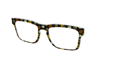 The Floral Skulls - Angle Top Thumbnail - Pair Eyewear