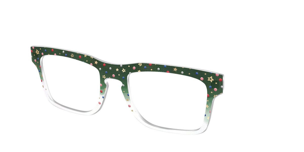 The Holiday Bauble with Foil Crystal - Angle Top Image - Pair Eyewear