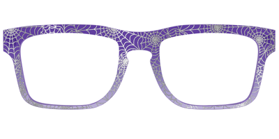 The Holographic Purple Webbed Crystal - Front Top Thumbnail - Pair Eyewear