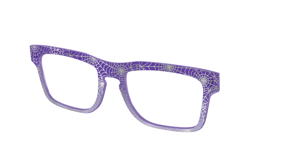 The Holographic Purple Webbed Crystal - Angle Top Image - Pair Eyewear
