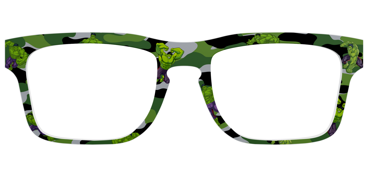 The Hulk Camo - Front Top Image - Pair Eyewear