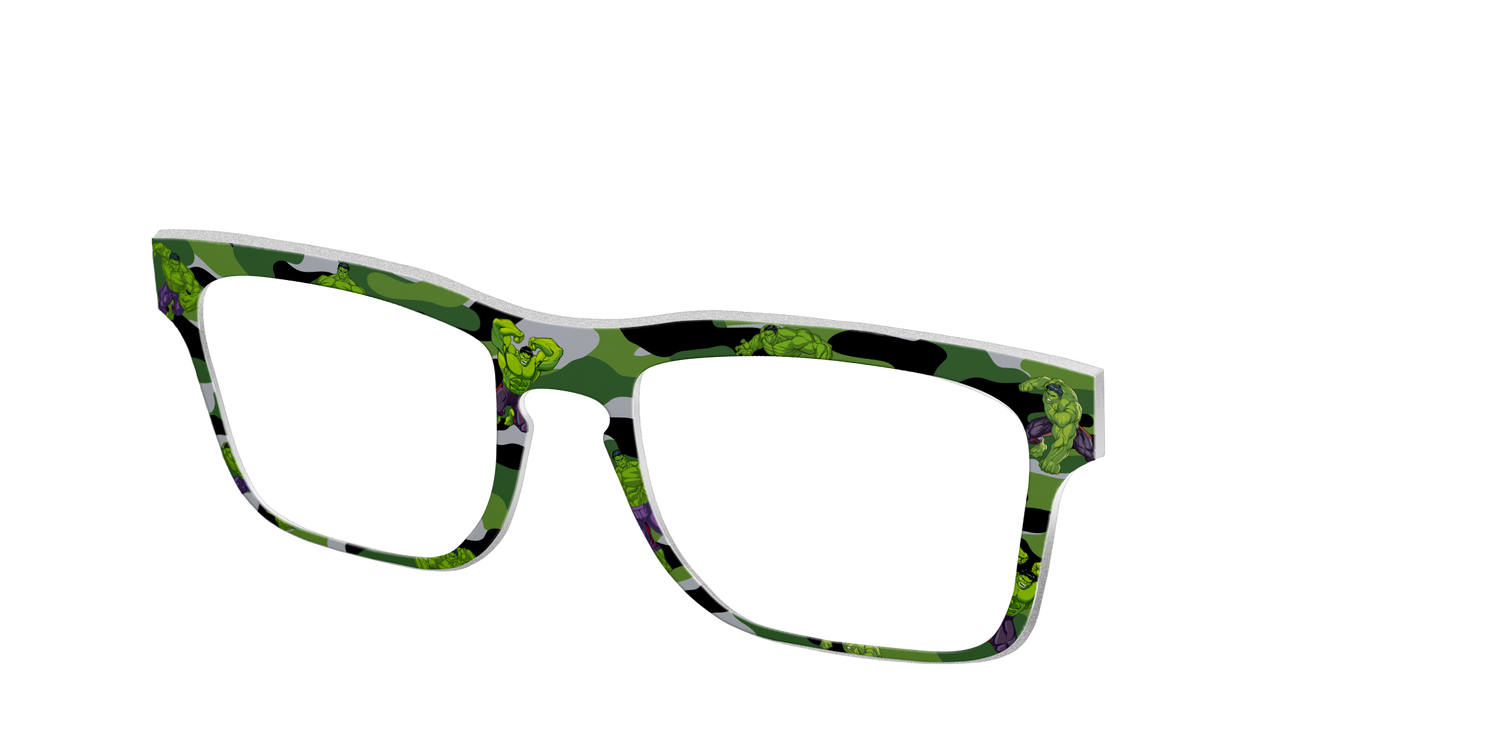The Hulk Camo - Angle Top Image - Pair Eyewear