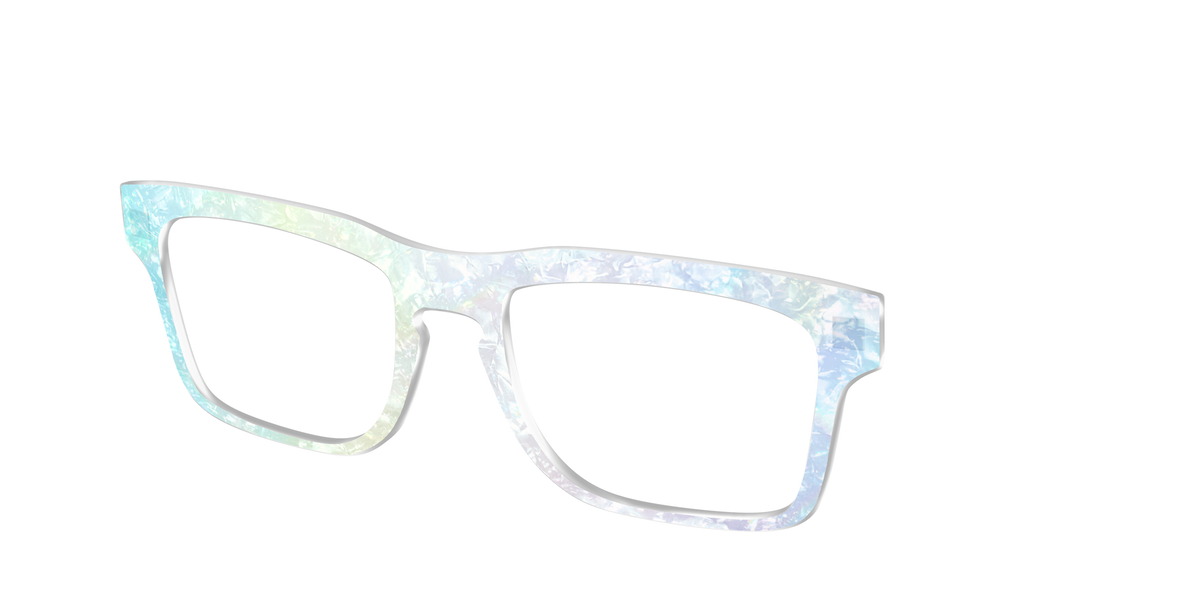 The Iridescent Pearl Marble Crystal - Angle Top Image - Pair Eyewear