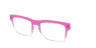 The Magenta Gradient Crystal - Angle Top Thumbnail - Pair Eyewear