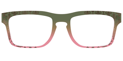 The Olive to Rose Trellis with Champagne Foil - Front Top Thumbnail - Pair Eyewear