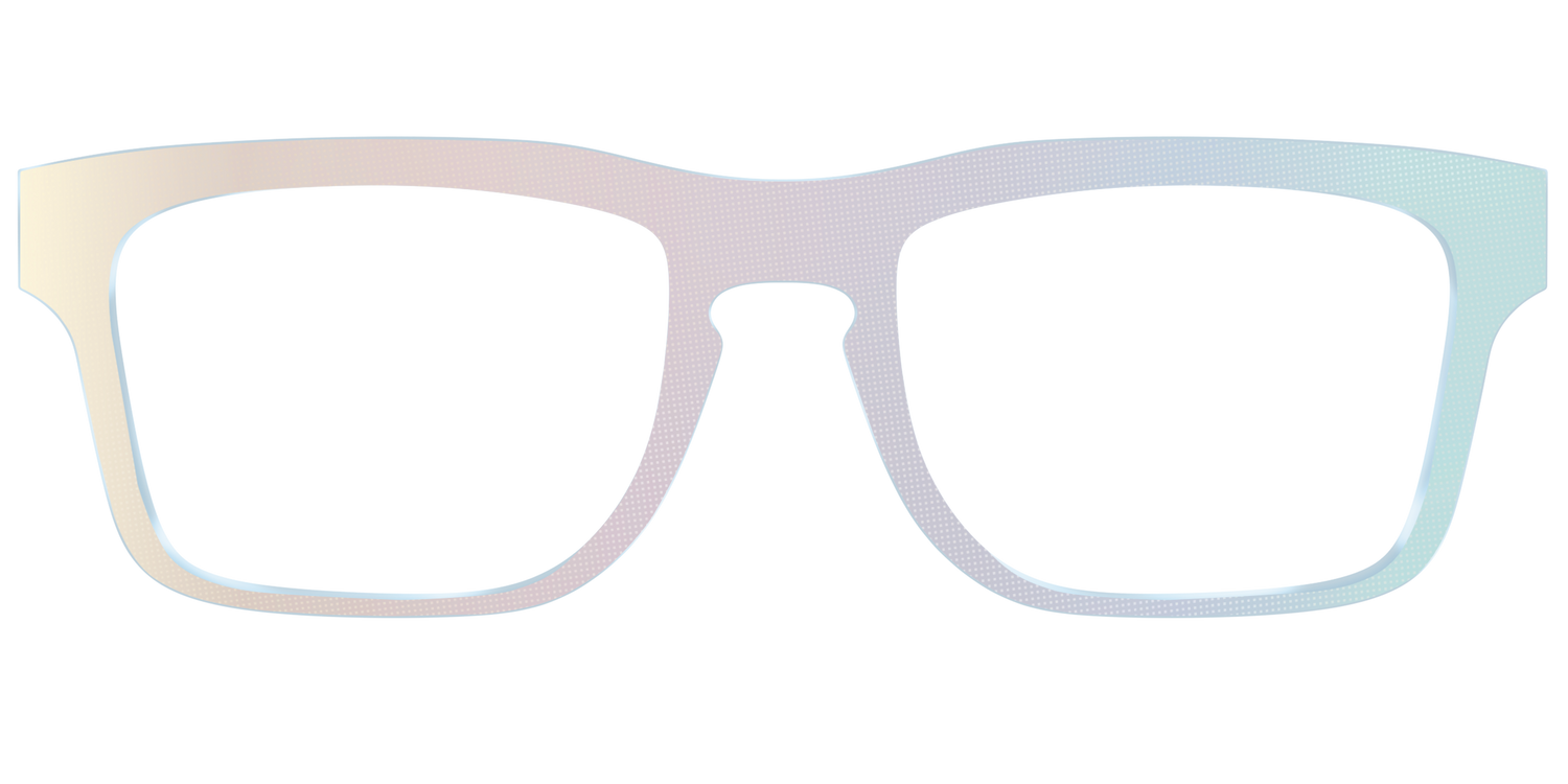 The Pastel Dot Iridescent - Front Top Image - Pair Eyewear