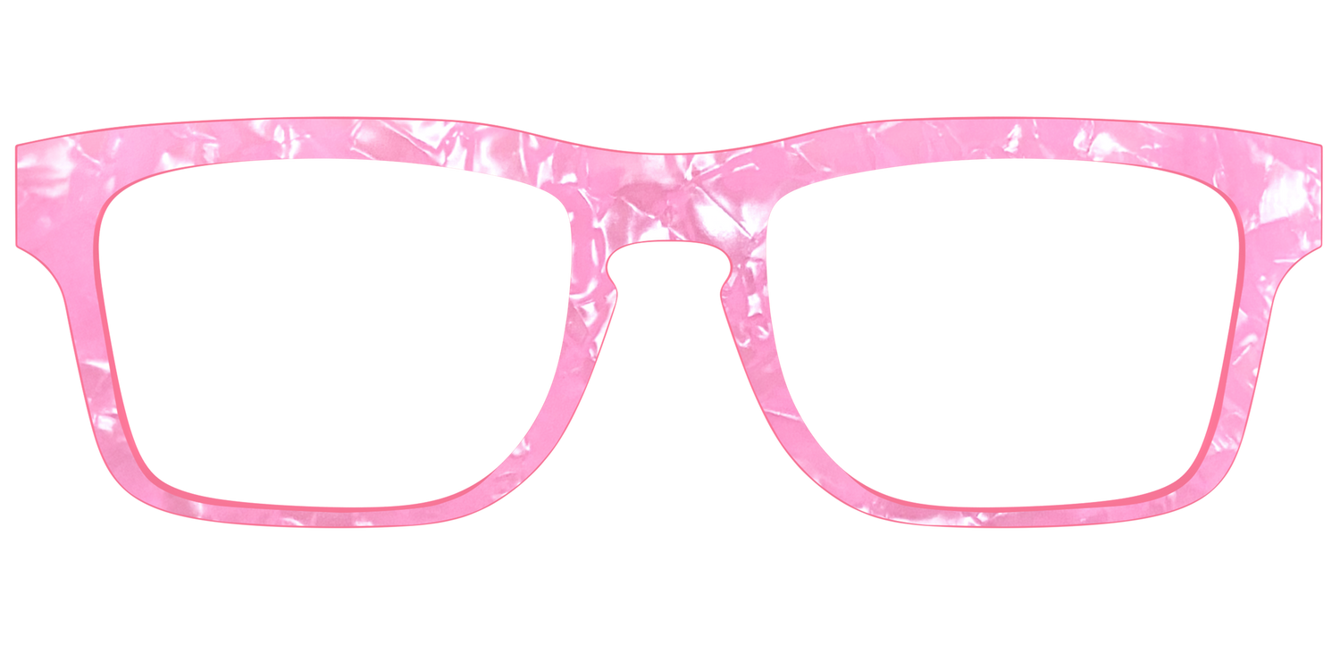 The Pink Tourmaline Pearl Marble - Front Top Image - Pair Eyewear