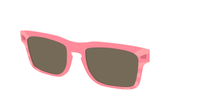 The Polarized Fruit Punch Sunburst Sun Top - Angle Top Thumbnail - Pair Eyewear