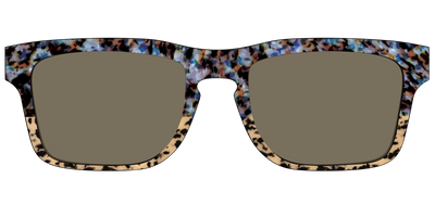 The Polarized Oasis Tortoise Split Sun Top - Front Top Thumbnail - Pair Eyewear