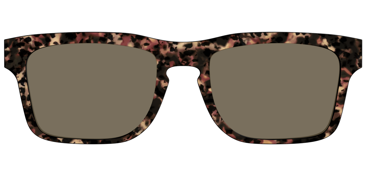 The Polarized Sienna Tortoise Sun Top - Front Top Image - Pair Eyewear