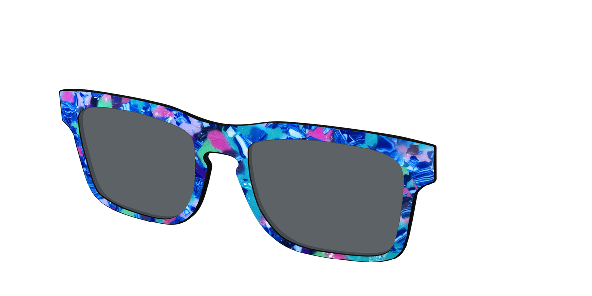 The Polarized Tropic Pearl Sun Top - Angle Top Image - Pair Eyewear