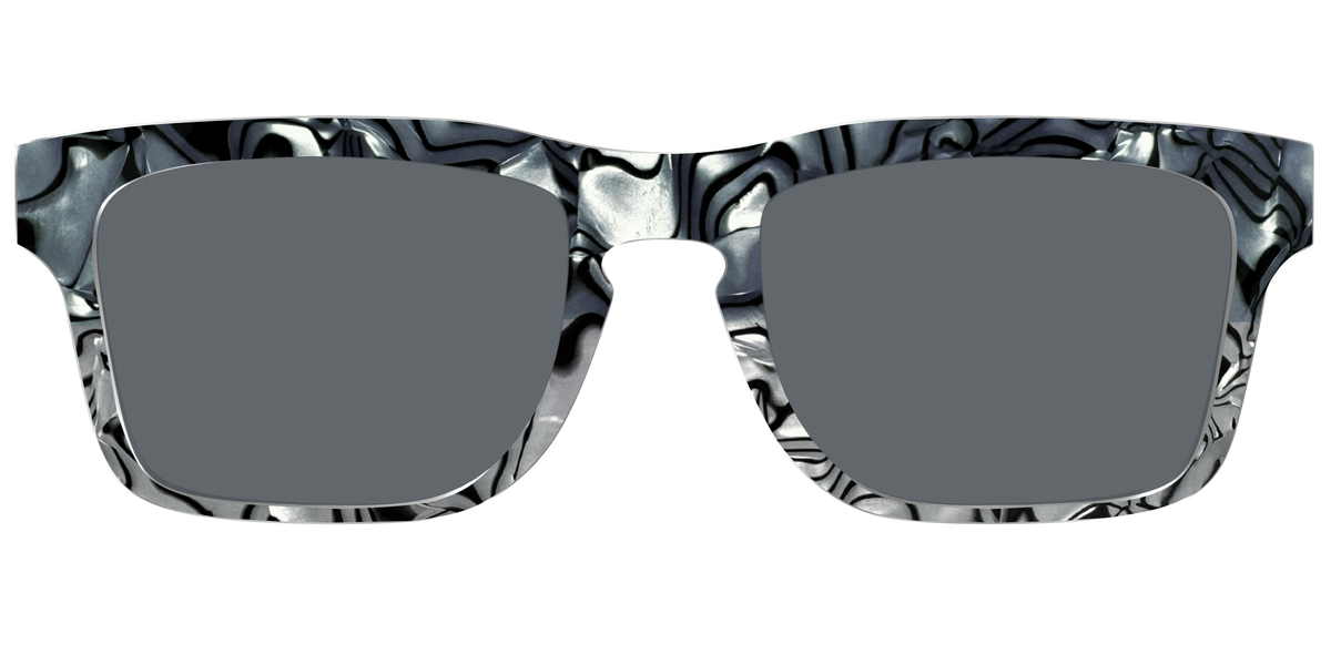 The Polarized Zebra Pearl Split Sun Top - Front Top Image - Pair Eyewear
