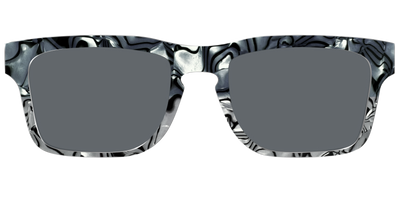 The Polarized Zebra Pearl Split Sun Top - Front Top Thumbnail - Pair Eyewear