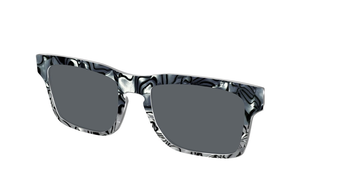The Polarized Zebra Pearl Split Sun Top - Angle Top Image - Pair Eyewear